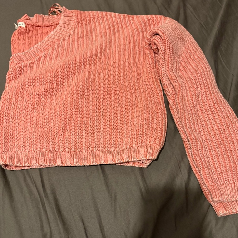 Aeropostale Coral Knit Pullover XS